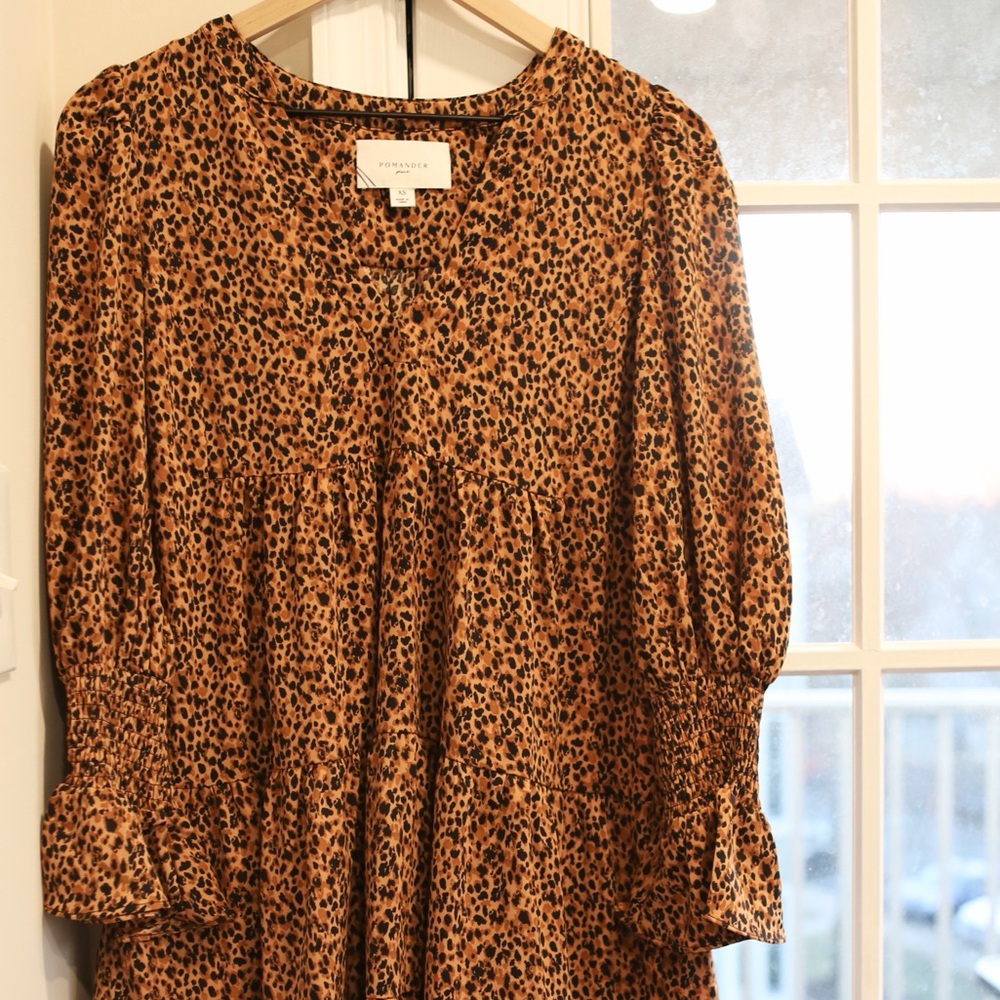 Leopard Kenzo Pomander Place Dress